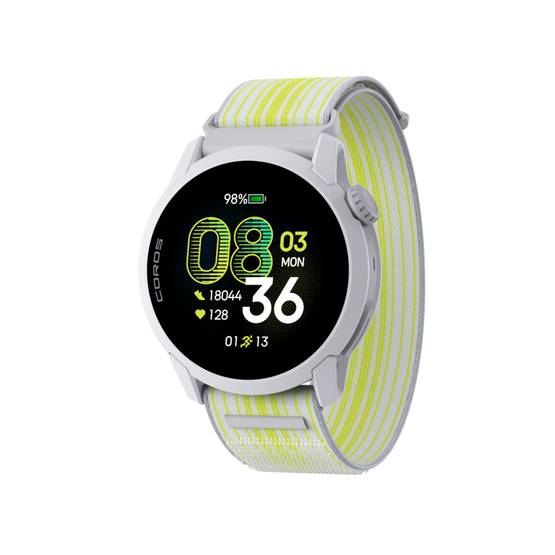 Coros Pace 4 Watch with Nylon Band in White-1
